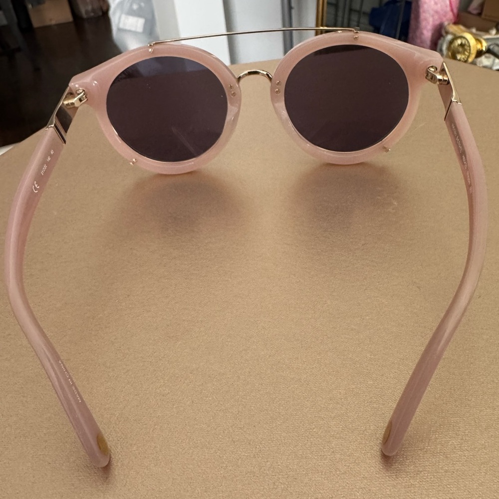Henri Bendel Pink Reflective Sunglasses - Picture 3 of 5